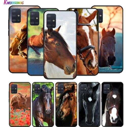 Silicone Soft Cover Running Horse Animal for Huawei P40 P30 P20 Lite E Pro P Smart Z Plus 2019 P10 P9 Lite Phone Case