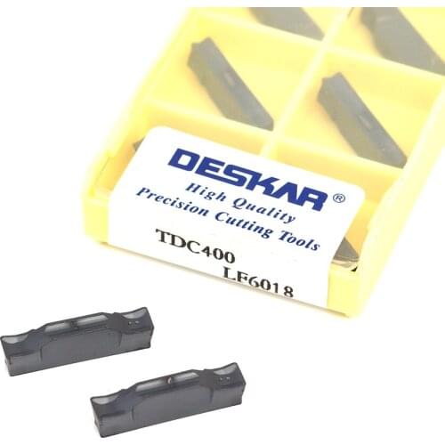 TDC200 LF6018 TDC300 LF6018 TDC400 LF6018 Tungsten carbide slotting blade CNC lathe turning tools machine tools Grooving inserts