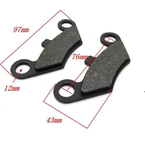 ATV Front Semi metallic non asbestos Brake Pad for CF Moto CF500 500CC CF 600 600CC X5 X6 X8 U5 ATV UTV Shineary