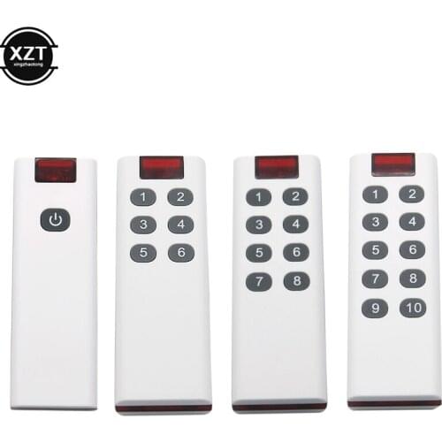 Remote Control Transmitter for Remote Switch 1/2/3/4/5/6/8 Button Small Size Long Range Big Button Remote key pad 2262/EV1527