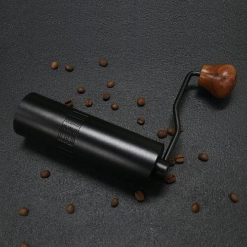 High Quality Manual Coffee Grinder Portable Stainless Steel Hand Grinder Grind Machine Mill With Double Bearing Positioning