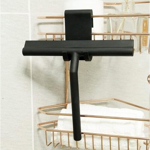Shower Squeegee Window Glass Wiper Scraper Glass Wiper Scraper Cleaner with Hook Clean Crystals Mirror Wiper Glass Clearning