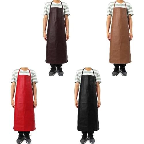 PU Leather Welding Apron Equipment Welder Protection Heat Insulation Apron Kitchen Work Wear