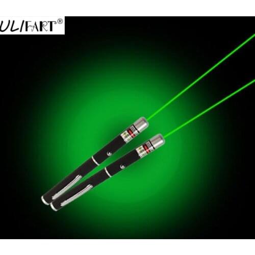 ULIFART MILITARY 532nm 5mw Green Laser Pointer Pen Light Lazer High Power Professional Powerful Single Beam For Training