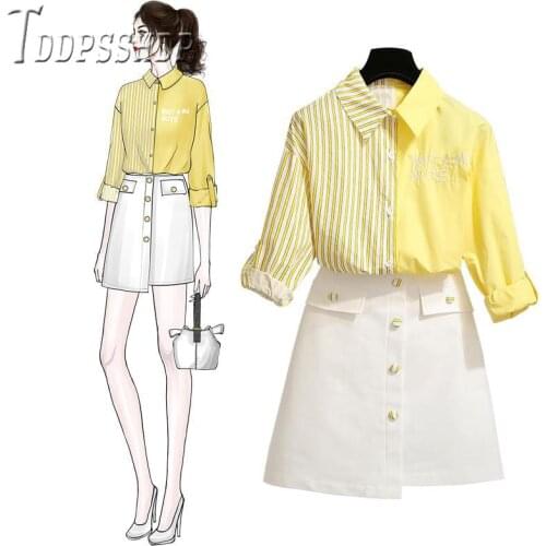 2019 Yellow And Blue Color Can Choose Women Sets Autumn Female Sets