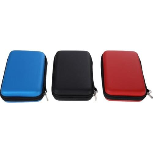 1pcs EVA Carrying Case Bag for New 3DS XL 3DS LL 3DS XL 3 Styles for Nintendo Pouch Hard Bags with Strap Blue Black Red