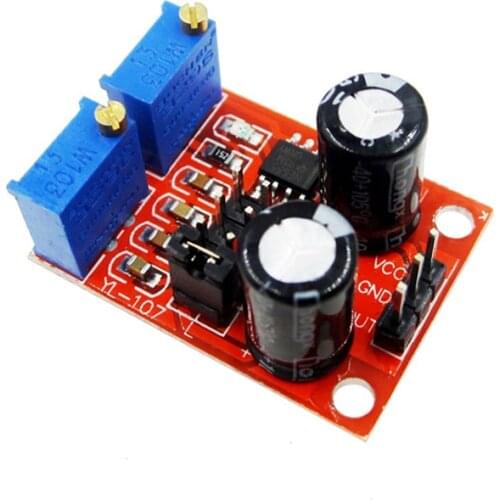 1PCS NE555 pulse frequency, duty cycle adjustable module,square/rectangular wave signal generator,stepping motor driver