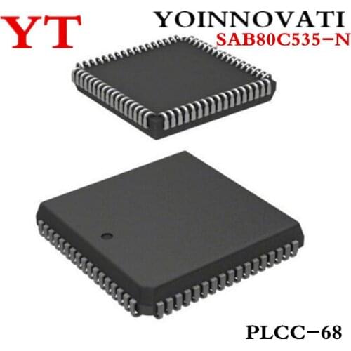 10pcs/Lot SAB80C535-N SAB80C535 SAB 80C535-N 80C535 N PLCC68 IC Best quality