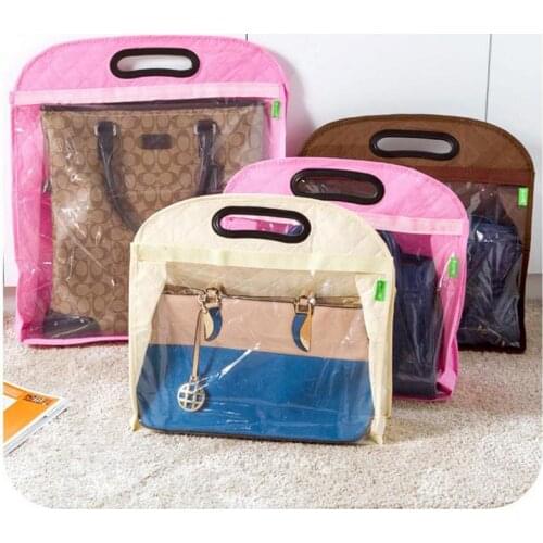 100pcs S M L Keep Clean Handing Storage Dust Cover Bag No-woven Fabric Handbag Closet OrganizerMylar Bags