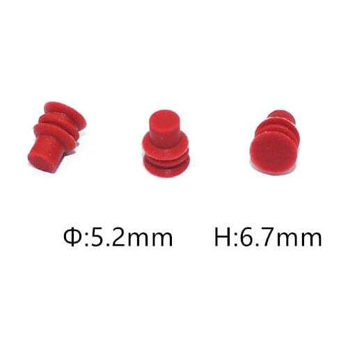 100Pcs Automotive Plug Dummy Rubber Seals Are Used To Blind Unused Terminal Holes Silicone Rubber Wire Seal