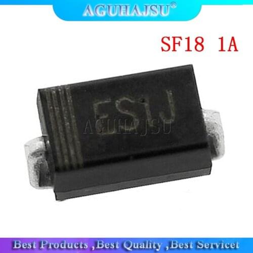 100 PCS Rectifier Diode SF18 1A 600 V SMA ES1J