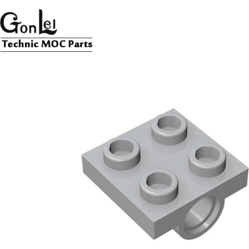 20Pcs/Lot MOC Brick Plate Special 2x2 with 1 Pin Hole Building Blocks Bricks Parts DIY Toys Compatible with MOC Rebickable Parts