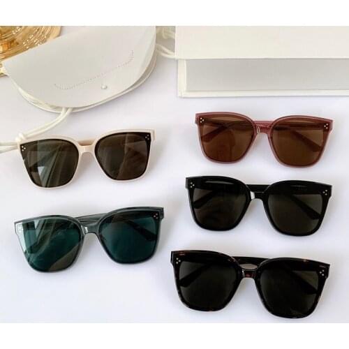 2021 Women men Oversized Sunglasses Korea Gentle RICK Sunglasses Star Sunglass Fashion Lady Vintage Sunglasses Luxury Package