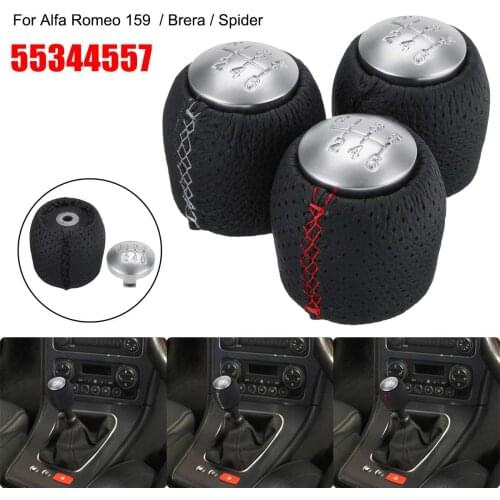 6 Speed Car Gear Shift Knob Lever Shifter Handball Gear Knob For Alfa Romeo 159 Brera Spider 2005-2011