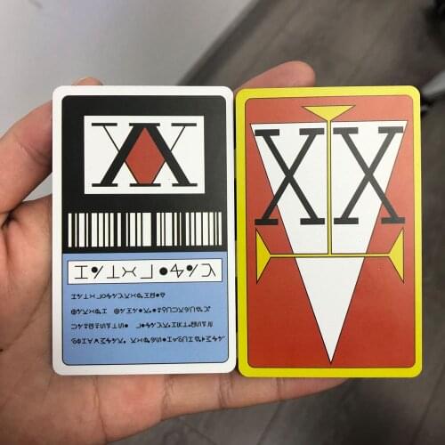 Anime Hunter X Hunter License Card Cosplay GING FREECSS Hisoka Kurapika Killua Zoldyck PVC Cards Fans Collection Props Wholesale