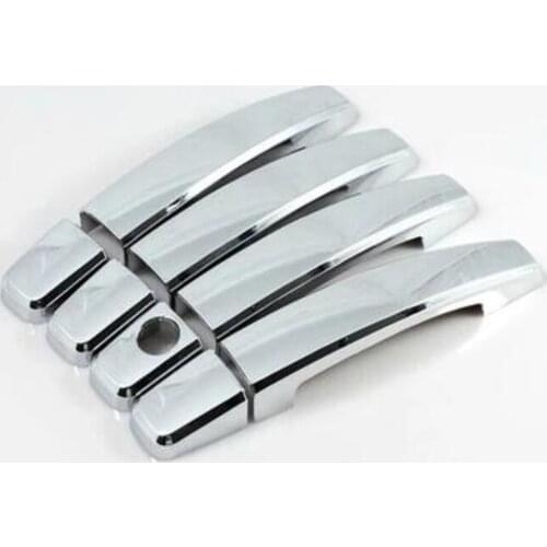 Car ABS trim Chromium Styling door handle cover sticker Exterior decoration products accessories for Chevrolet CRUZE Opel Mokka