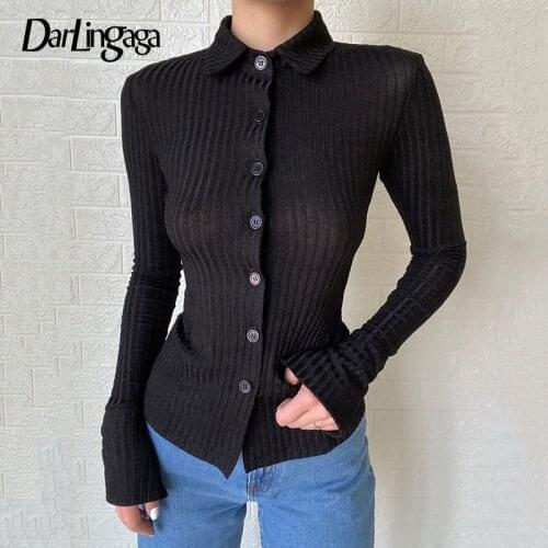 Darlingaga Women's Knitted T-shirts