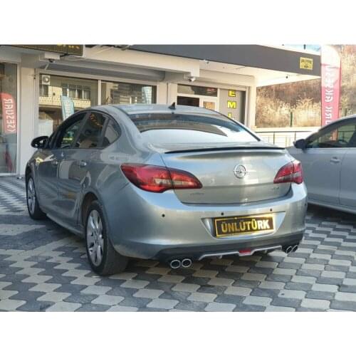 OPEL ASTRA J SEDAN Diffuser Sport Model Diffuser Car Accessory Universal Compatible Modified Rear Bumper Attachment