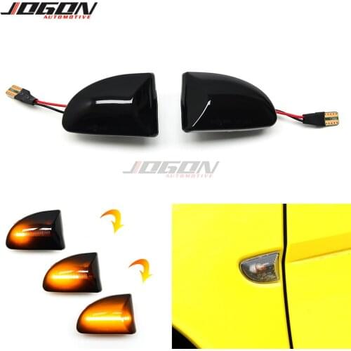 For Mercedes Benz For Smart Fortwo W451 2007-2014 LED Side Marker Fender Sequential Blinker Lamp Dynamic Turn Signal Light