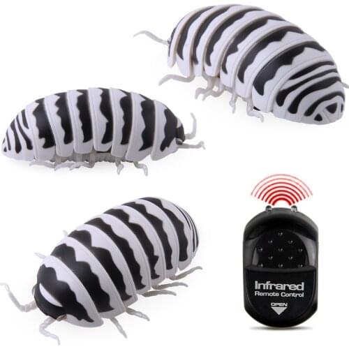 Infrared RC Animal Toys Simulation Pillbug Electric Robot Bug Halloween Prank Insects Kids Toys