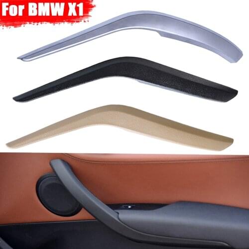 Left Right Black Beige Car Inner Doors Panel Handle Bar Pull Trim Cover Interior Door Handles for BMW X1 E84 2010-2016