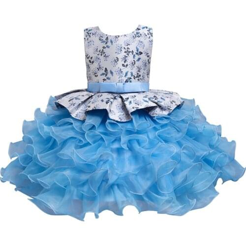 LZH Infant Baby Wedding Party Dresses For Baby Girls Princess Dress 1st Year Birthday Dress Evening Ball Gown Newborn Clothes