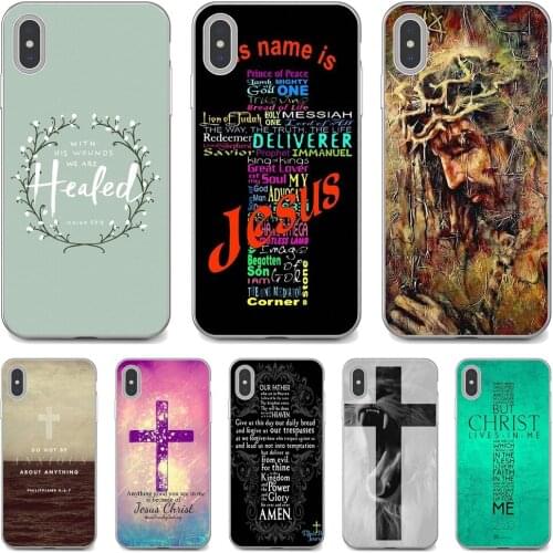 Soft Covers Bible-Jesus-Christ-Christian-Cross For Samsung Galaxy A9 A8 Star Lite A3 A5 A7 A6 Plus 2018 2015 2016 2017