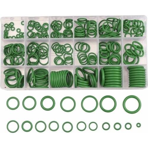 270 Pcs 18 Sizes Kit Air Conditioning HNBR O Rings Car Auto Repair Tools Rubber Air Conditioning Refrigerant Ring Sets