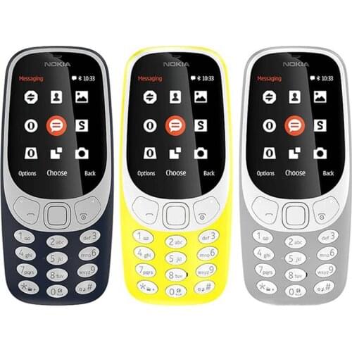 Nokia 3310 (2017) Refurbished Mobile Phone Dual Sim 2.4" 2G GSM Arrival Cellphone Original Unlocked 2017
