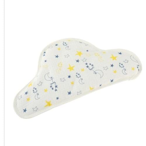 New newborn super soft baby pillow pillow towel flat pillow towel breathable and sweat-absorbent baby anti-spitting milk cloud p