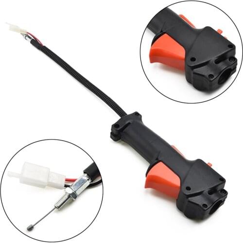Throttle Cable Handle Trigger On Off Kill Switch Multi Tool Strimmer Brush Cutter Replacement Mower Repair New Arrival