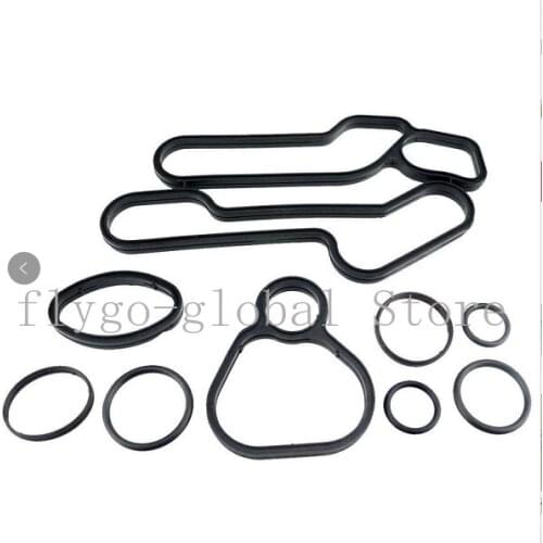 24445723 55354072 (10set/lot)Cooling System Oil Cooler Gasket Seals Blue For Chevrolet Cruze 1.6L 1.8L Sonic Astra Zafira