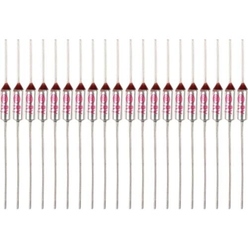 20Pcs 184â RY184 TF 184 Degrees Celsius 10A 250 V Temperature Thermal Fuse