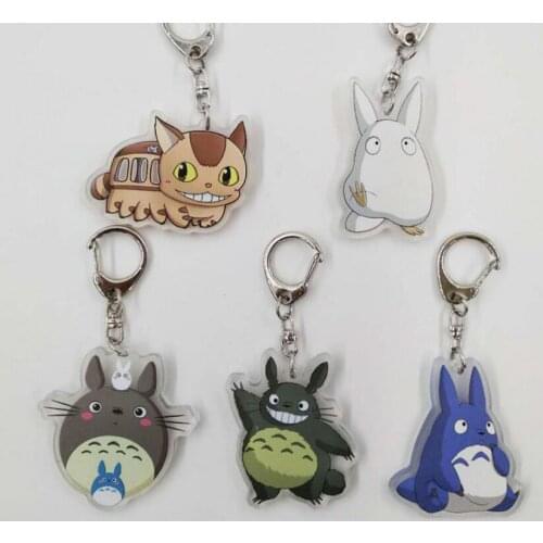 Tonari no Totoro Japanese Anime keychain Acrylic strap/charms/Key ring