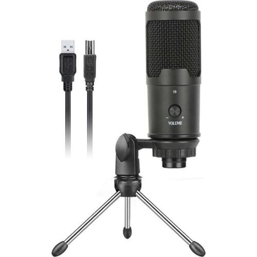 USB Microphone with Mic 192Khz/24Bit or 48kHz/16bit Podcast PC Computer Condenser Mic for Recording Gaming