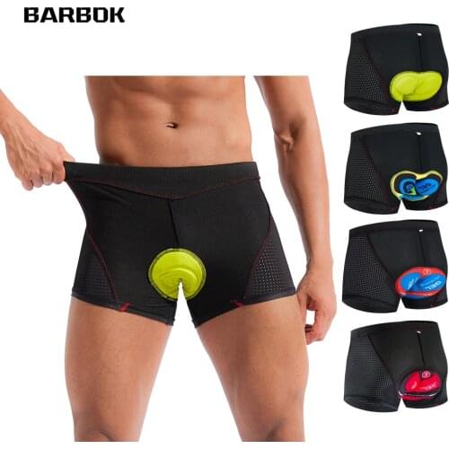 WOSAWE Shockproof Mesh Cycling Shorts Mens Underpants Road Mountain Bike Shorts Bicycle Gel Padded MTB Bike Downhill Underwear