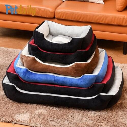 High Quality Dog Bed, Autumn Winter Warm Plush dog beds for Small/Medium/Large dogs,Puppy Cat Nest, Pet Sofa With Bone Pillow