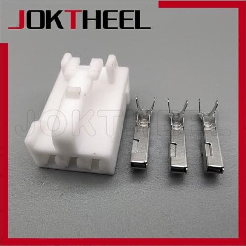 1/10/20 sets 2.2mm 3 pin way white female electric plastic cable Reading lamp plug auto connector housing for car DJ7036A-2.2-21