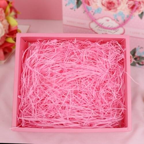 20g Colorful Shredded Crinkle Paper Raffia Candy Boxes DIY Gift Box Filling Material Tissue Party Gift Packaging Filler Decor