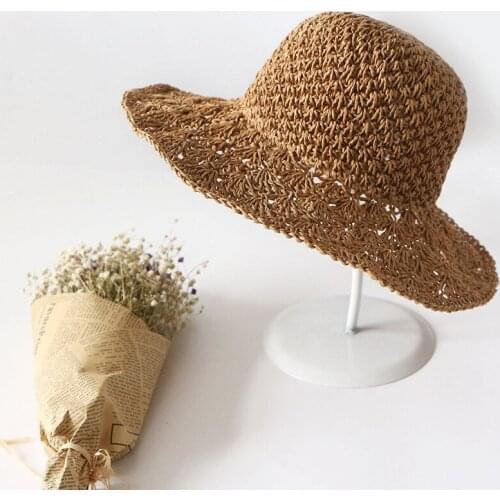 2021 Season New Fashion Summer Spring Autumn Straw Hats Women Sun Cap Outdoor Sun UV protection Seaside Beach Hat Unibeauty