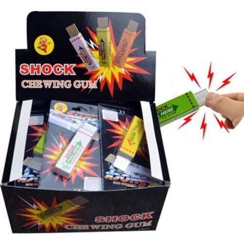 3Pcs Electric Shocking Gum Toy Shock Joke Gadget Prank Funny Trick Gag Gift C5AF