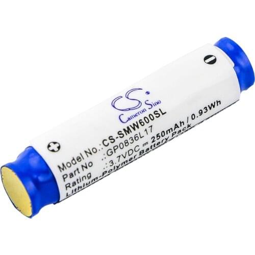 Cameron Sino 250mah battery for SONY MH100 MW600 GP0836L17 batteries