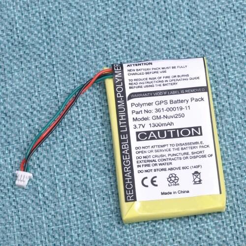 Durapro 2pcs 1300 mAh 3.7 V GPS / SAT Rechargeable Battery for Garmin Nuvi 200, 200 W, 205, 205 W, 205WT, 250 252 W, 265 W