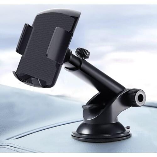 Car Phone Mount Dashboard Car Phone Holder, Washable Strong Sticky Gel Pad with One-Touch Design fit for iPhone 11