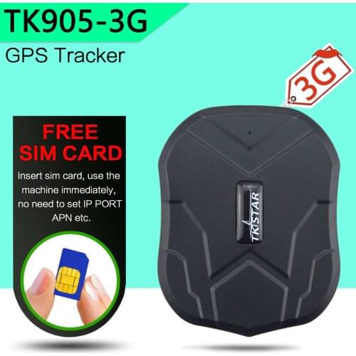 Waterproof 2G 3G TKSTAR TK905 Vehicle GPS Tracker Car GPS Locator 5000mAh 90 Days Standby Magnet Voice Monitor Free Web APP