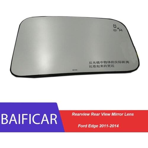Baificar Brand New Rearview Rear View Mirror Lens Blind Spot Monitoring Glass Left Right & Cover For Ford Edge 2011-2014