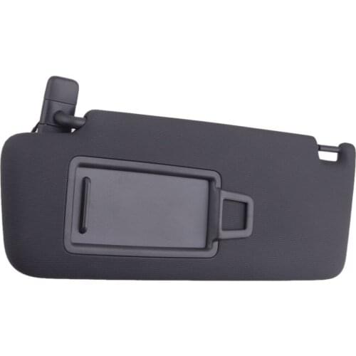 DWCX 5GG857551 Car Black Left Side Sun Visor Sunshade With Makeup Mirror Fit For VW Golf MK7 2014 2015 2016 2017 Accessories