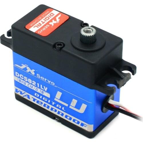 JX Servo DC5821LV 20KG Full Waterproof Metal Gear Digital Iron Core Motor Servo for RC Vehicle Car 1/8 1/10 Crawler RC4WD TRX-4