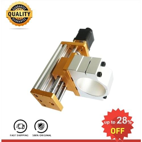 CNC 3018 aluminum Z-axis worktable spindle working stroke 85mm + hole 65mm spindle clamp + adapter plate