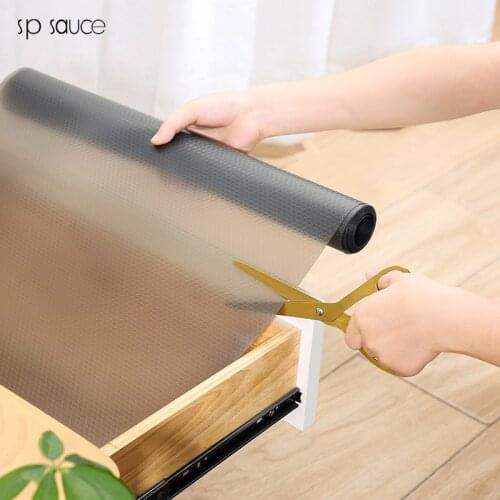Japan 45X400cm Drawer Mat Oil-proof Moisture Kitchen Table Shelf Liner Mats Cupboards Pad Non Slip Waterproof Closet Placemat